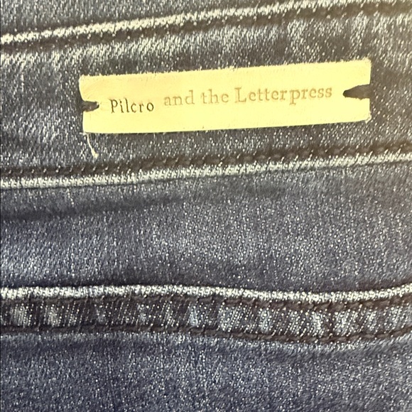 Anthropologie Women's Dark Blue Jean Shorts size 32 - Picture 5 of 8